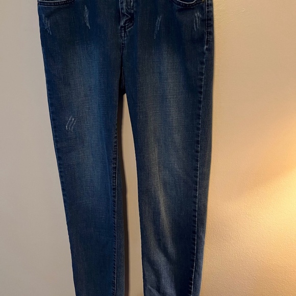 Michael Kors Women's Straight Leg Dark Wash Jeans - Size 6 - Picture 3 of 11